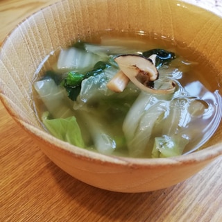 松茸の洋風スープ